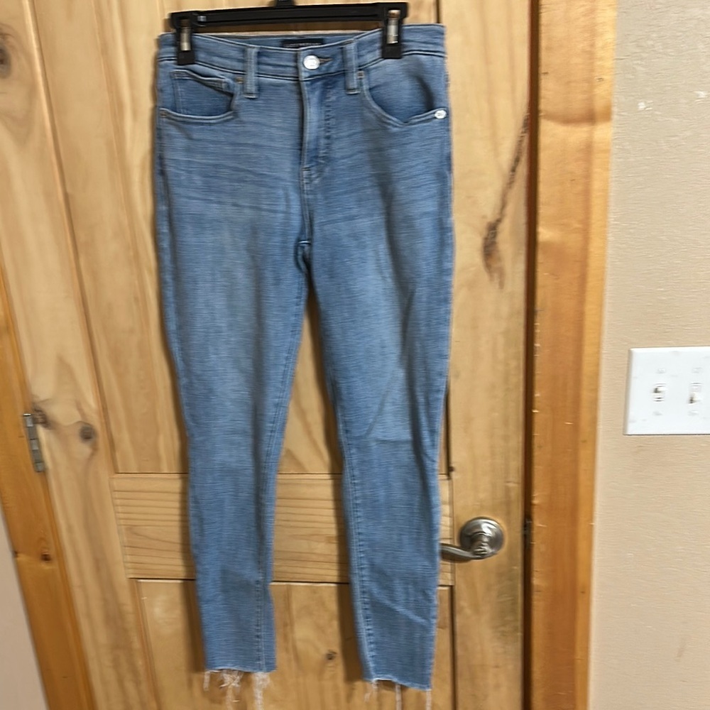 Lucky Brand Ava Mid Rise Super Skinny light wash